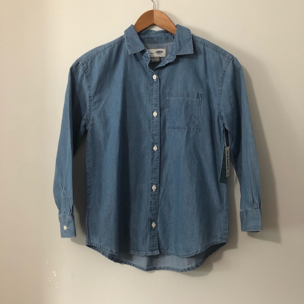 Old Navy Denim Boyfriend Shirt